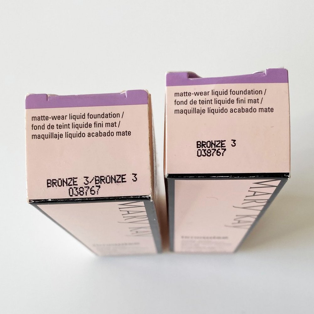 Marykay - TimeWise- Matte-Liquid Foundation- Bronze 3 color -Dark Skin